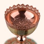 آجیل خوری کوچک مس و خاتم برند آقاجانی